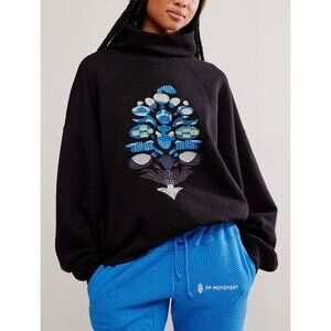 FP MOVEMENT On Your Mark Sweat Logo Sweatshirt / Black Combo